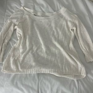 white express sweater with open back
